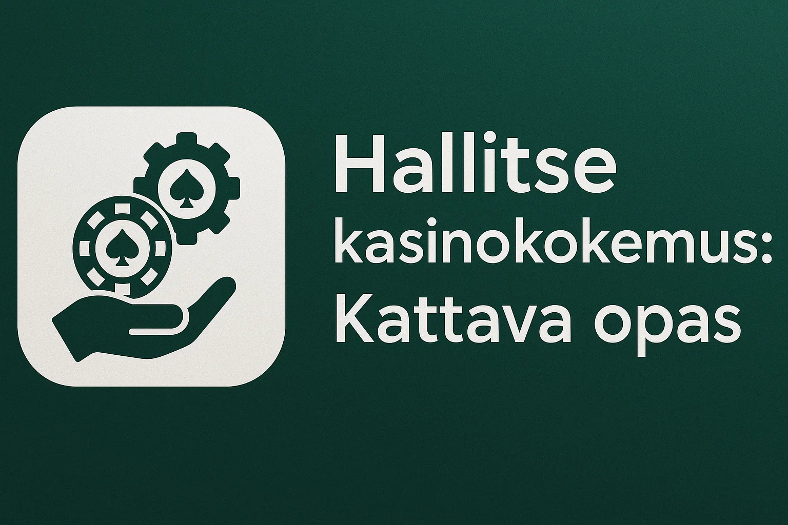 Hallitse kasinokokemus: Kattava opas